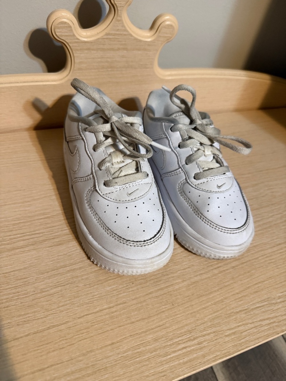 Nike Kids White Low-Top Sneakers